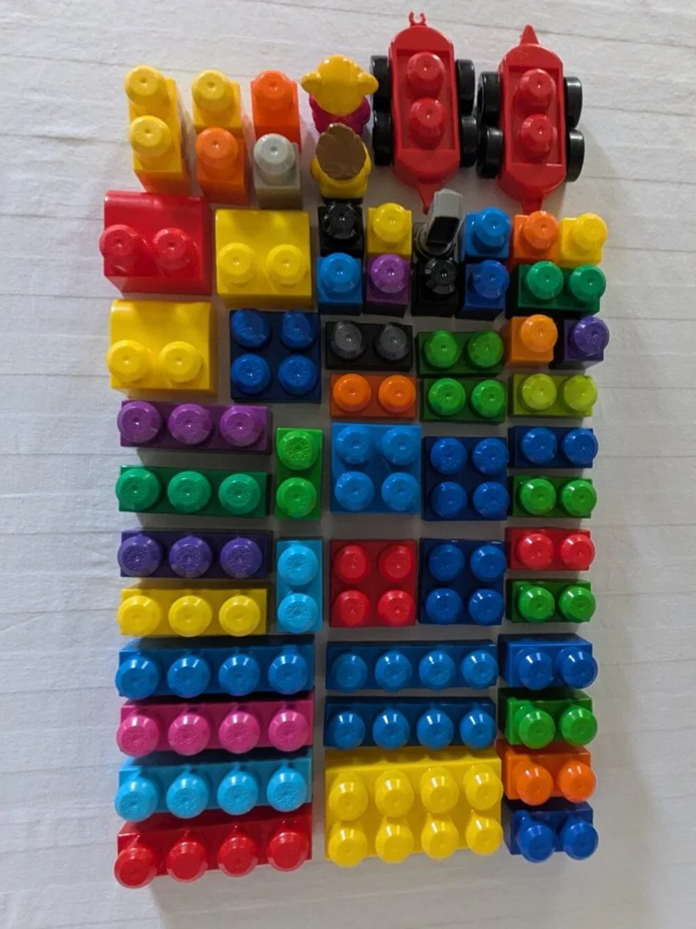 Barrel of Mega Bloks Building Bloks for Beginning Builders Ages 1+